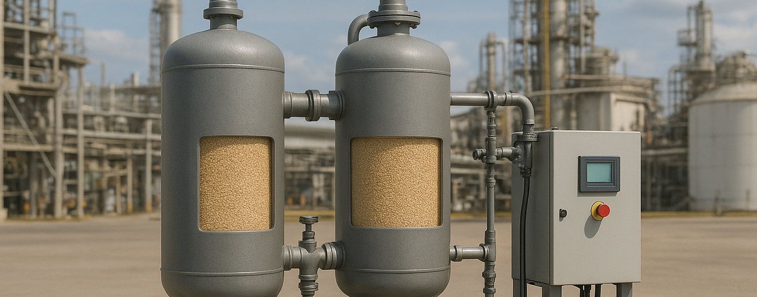Anlage zur Lufttrocknung in der Stickstoff- und Argonversorgung für chemische Anwendungen