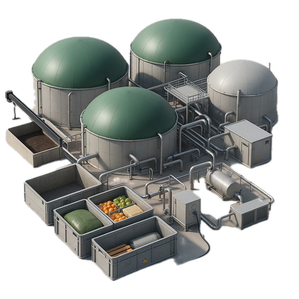 Biogas- bzw. Biomethananlage