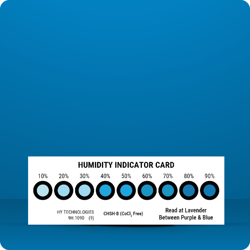 [35.0591.00] 50x Humidity Indicator 9-Point 10-90% RH Blue-Purple