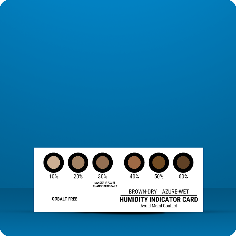 50x Humidity Indicator 6-Point 10-60% RH Brown-Blue