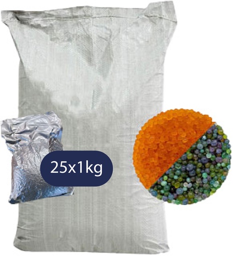 [35.0433.00] Silicagel Orange-Grün 25x 1 kg