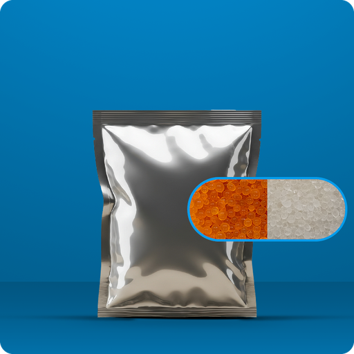 [35.0588.00] PORESPHERE™ Orange-Farblos 3-5mm 1kg Aluminium Bag