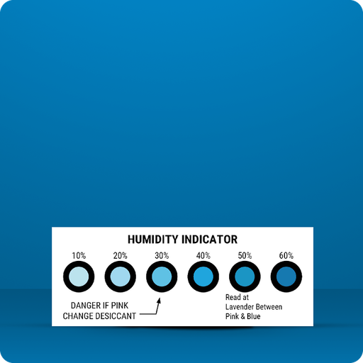 [35.0590.00] 50x Humidity Indicator 6-Point 10-60% RH Blue-Pink